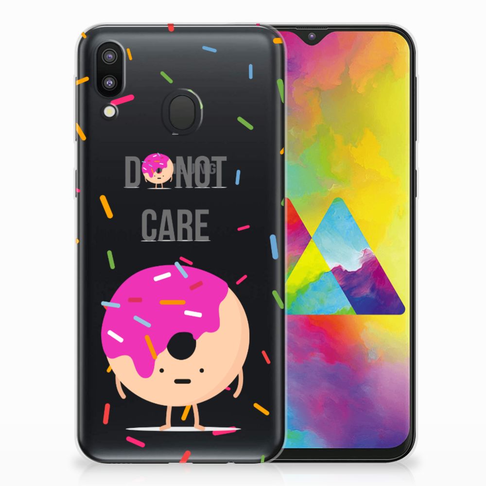 Samsung Galaxy M20 (Power) Siliconen Case Donut Roze