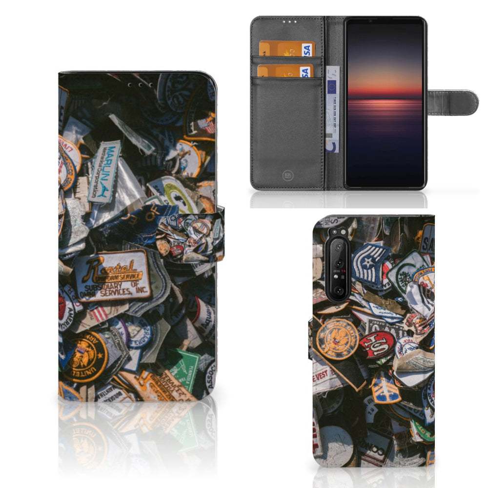 Sony Xperia 1 II Telefoonhoesje met foto Badges