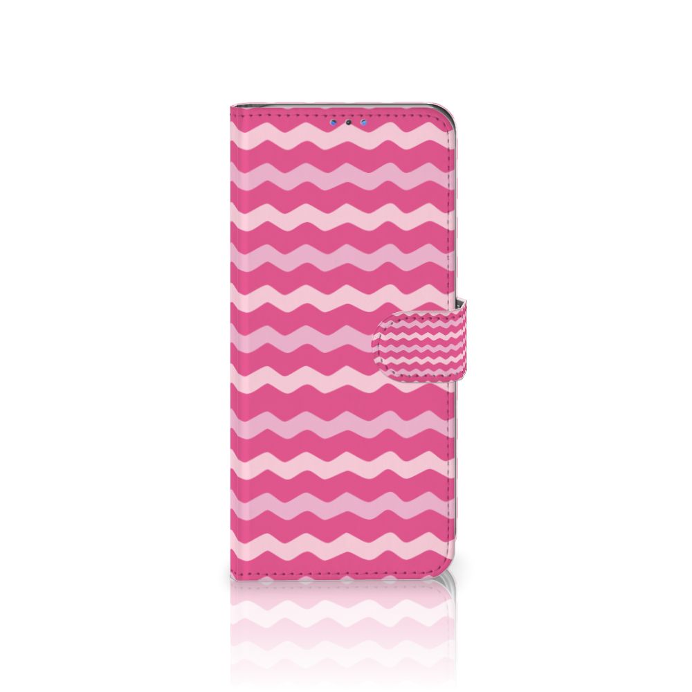 Motorola G8 Power Lite Telefoon Hoesje Waves Pink