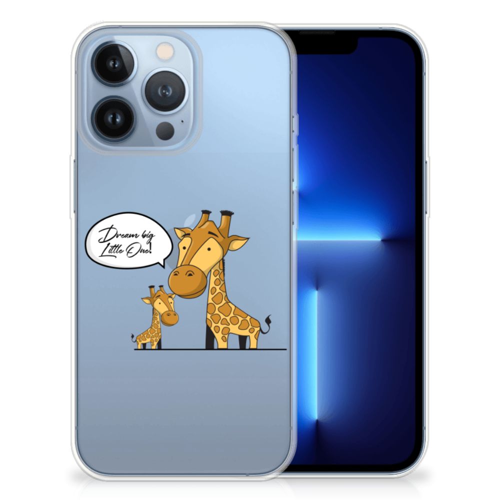 Apple iPhone 13 Pro Telefoonhoesje met Naam Giraffe B2C Telecom
