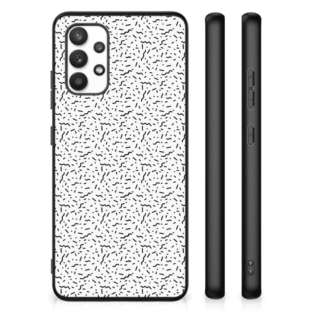 Samsung Galaxy A32 4G | A32 5G Enterprise Editie Back Case Stripes Dots B2C Telecom