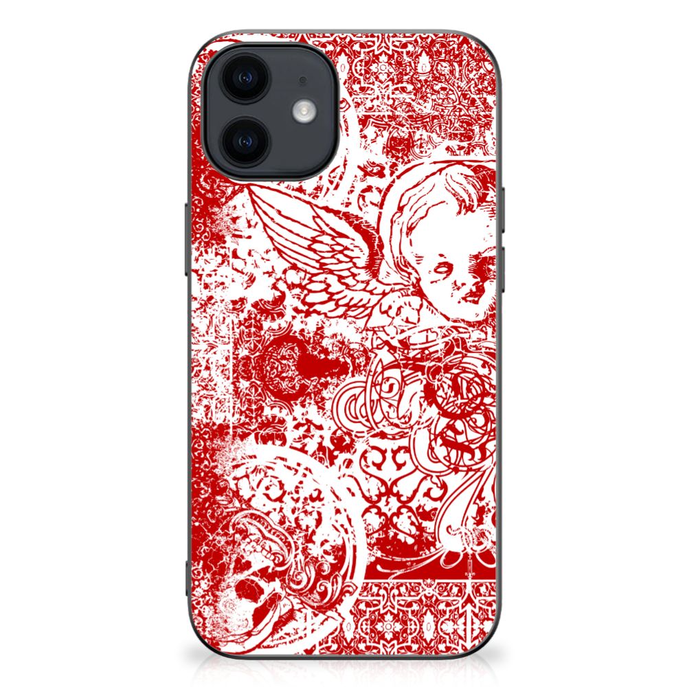 Mobiel Case iPhone 12 Pro | 12 (6.1") Angel Skull Rood