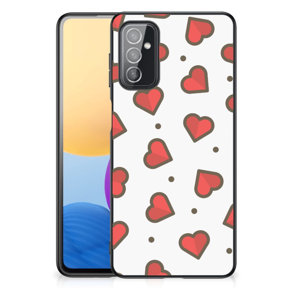 Samsung Galaxy M52 Back Case Hearts