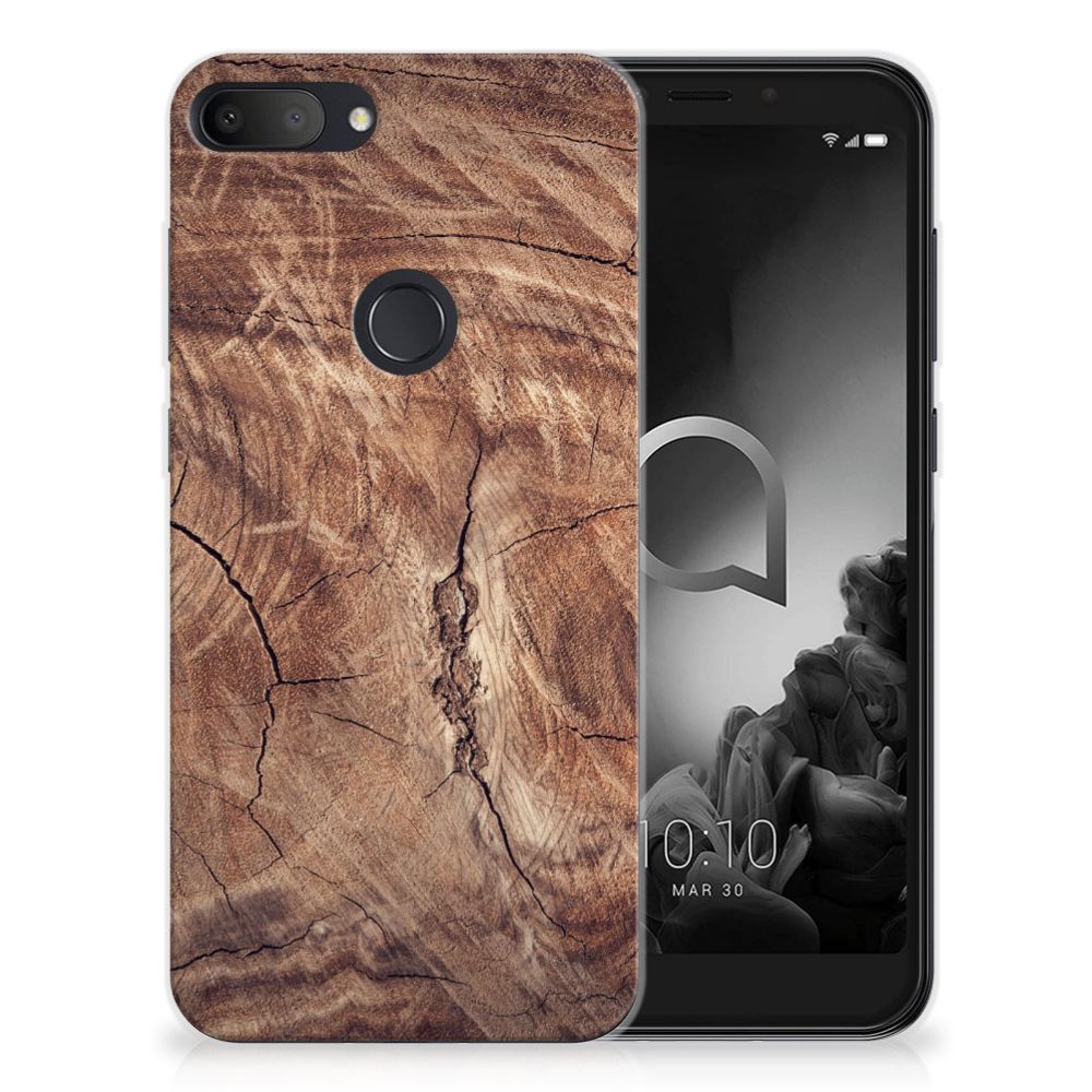 Alcatel 1S (2019) Bumper Hoesje Tree Trunk