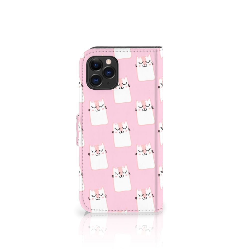 Apple iPhone 11 Pro Telefoonhoesje met Pasjes Sleeping Cats
