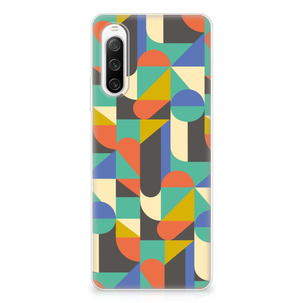 Sony Xperia 10 IV TPU bumper Funky Retro