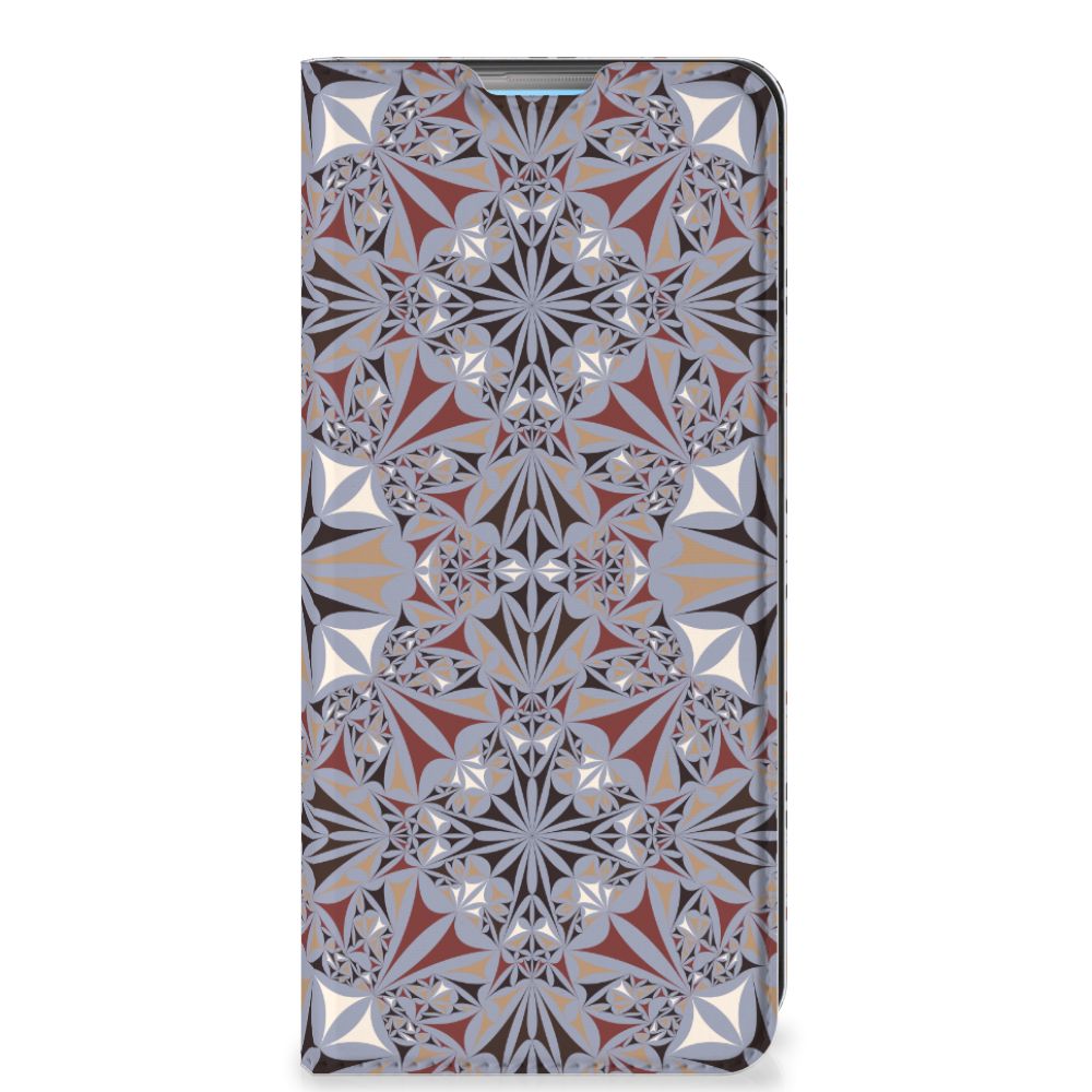 OPPO A74 4G Standcase Flower Tiles - B2C Telecom