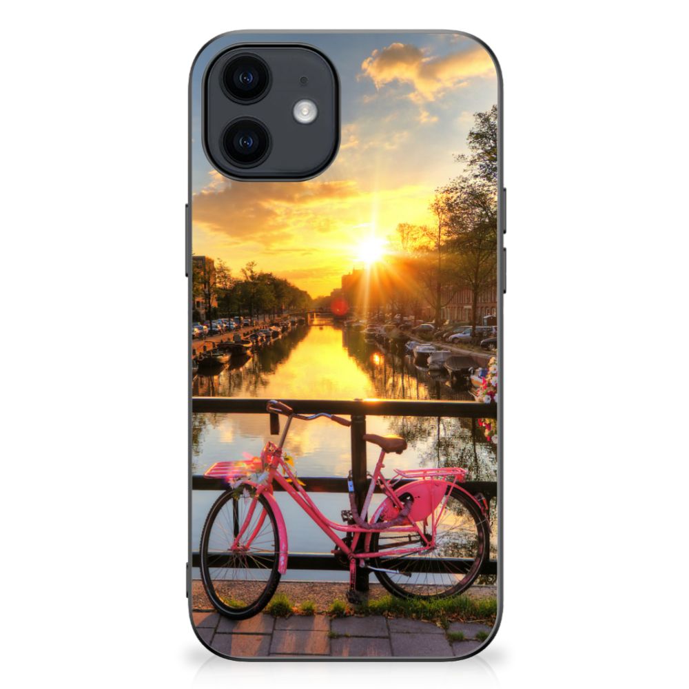 iPhone 12 Pro | 12 (6.1") Silicone Hoesje Amsterdamse Grachten