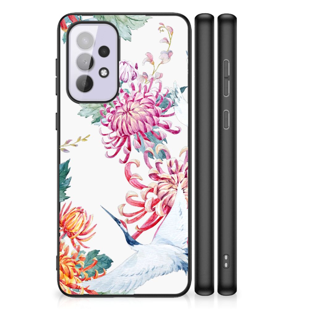 Samsung Galaxy A33 5G Dierenprint Telefoonhoesje Bird Flowers B2C Telecom