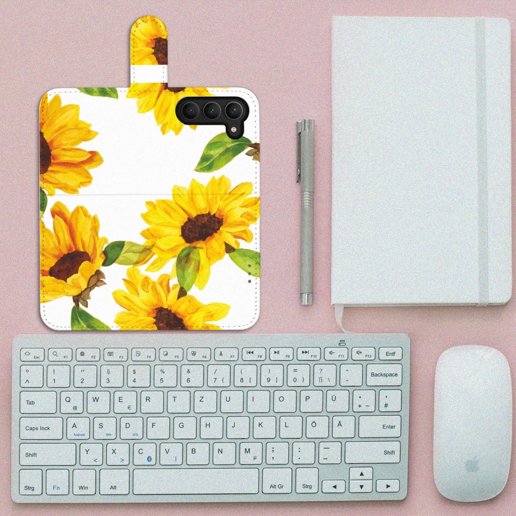 Hoesje voor Samsung Galaxy S23 Zonnebloemen