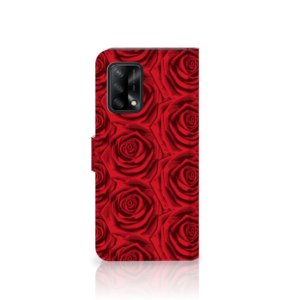 OPPO A74 4G Hoesje Red Roses