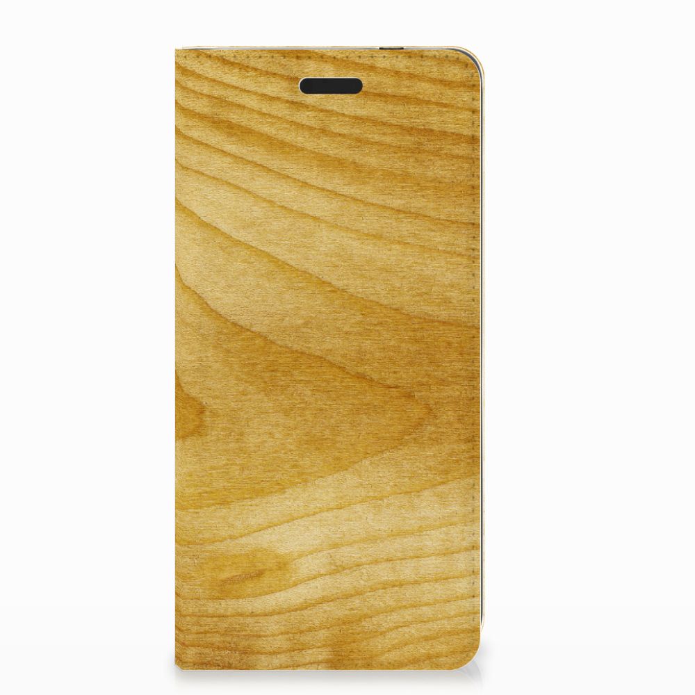 Nokia 3.1 (2018) Book Wallet Case Licht Hout