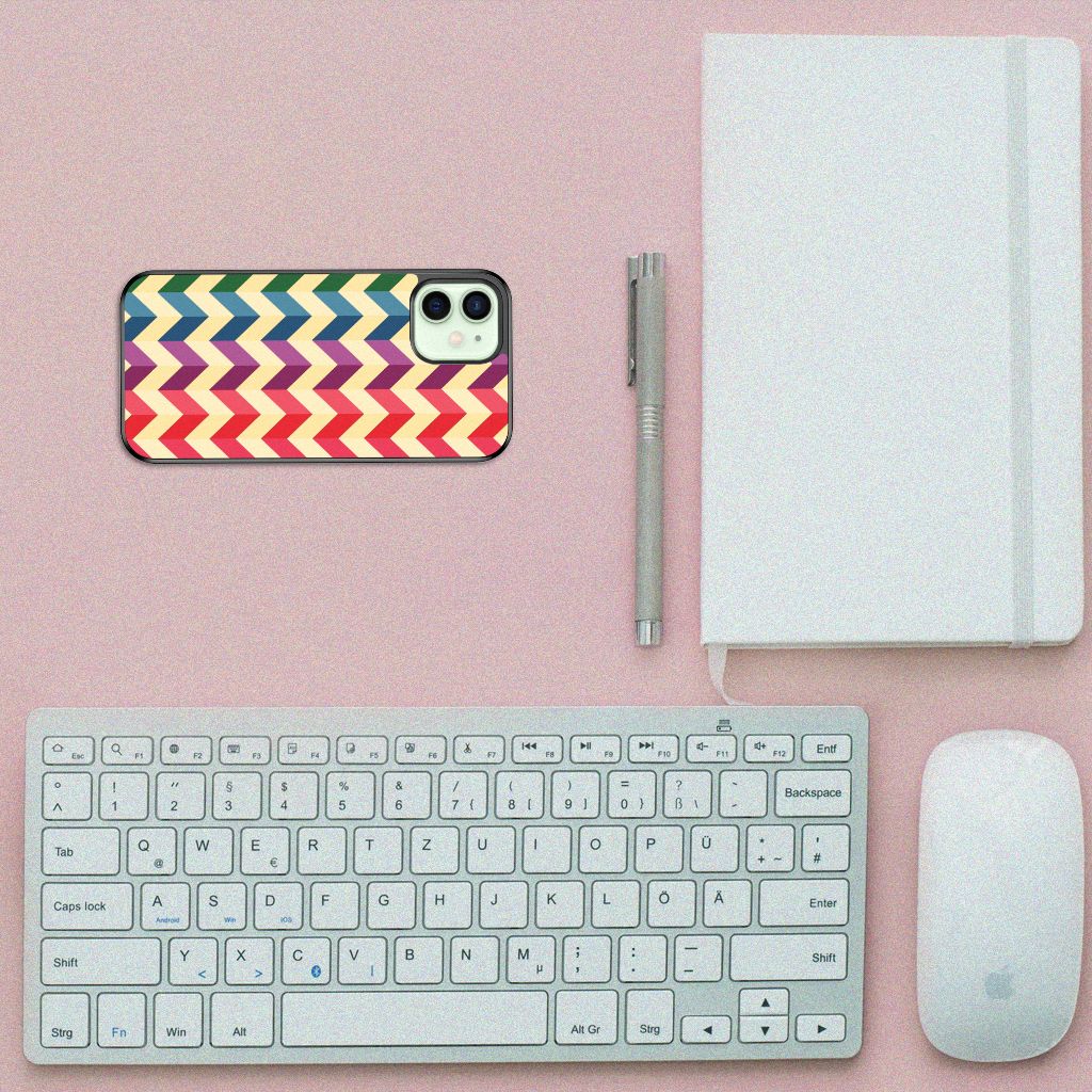 iPhone 12 Mini Bumper Case Zigzag Multi Color B2C Telecom