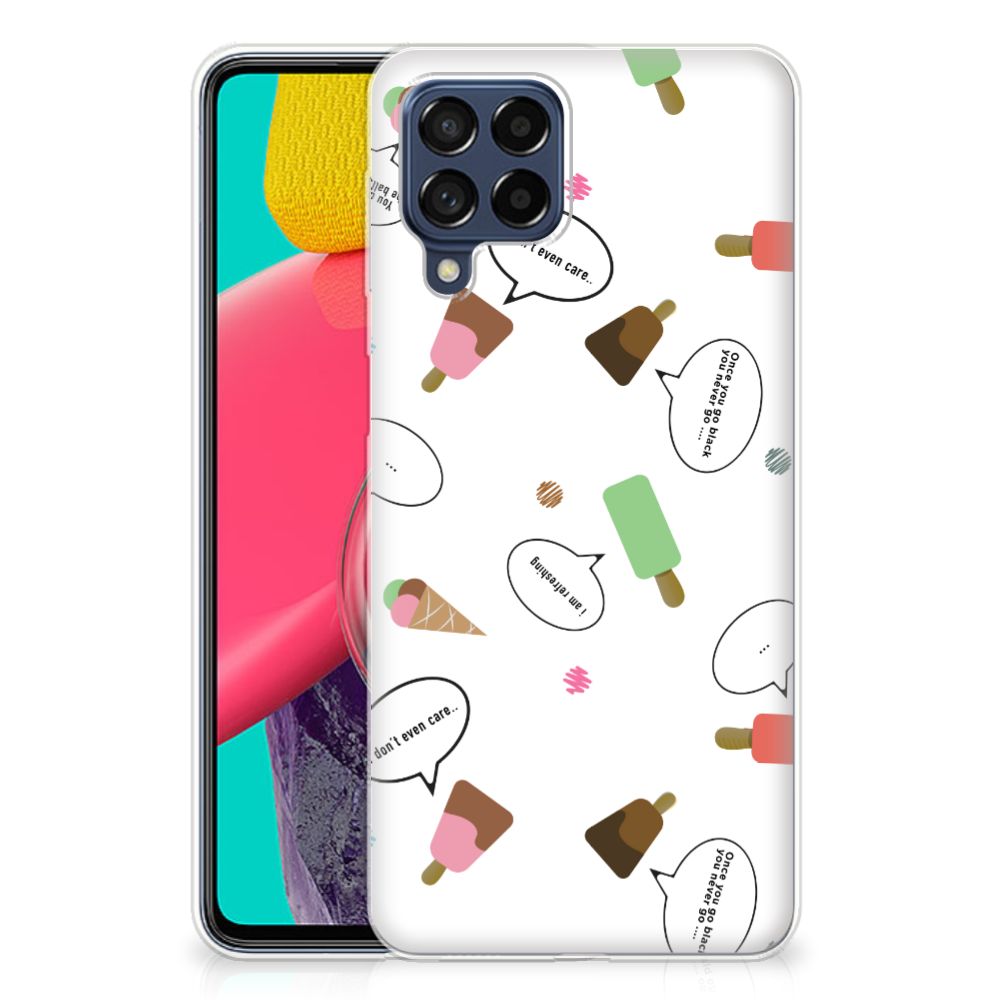 Samsung Galaxy M53 Siliconen Case IJsjes B2C Telecom