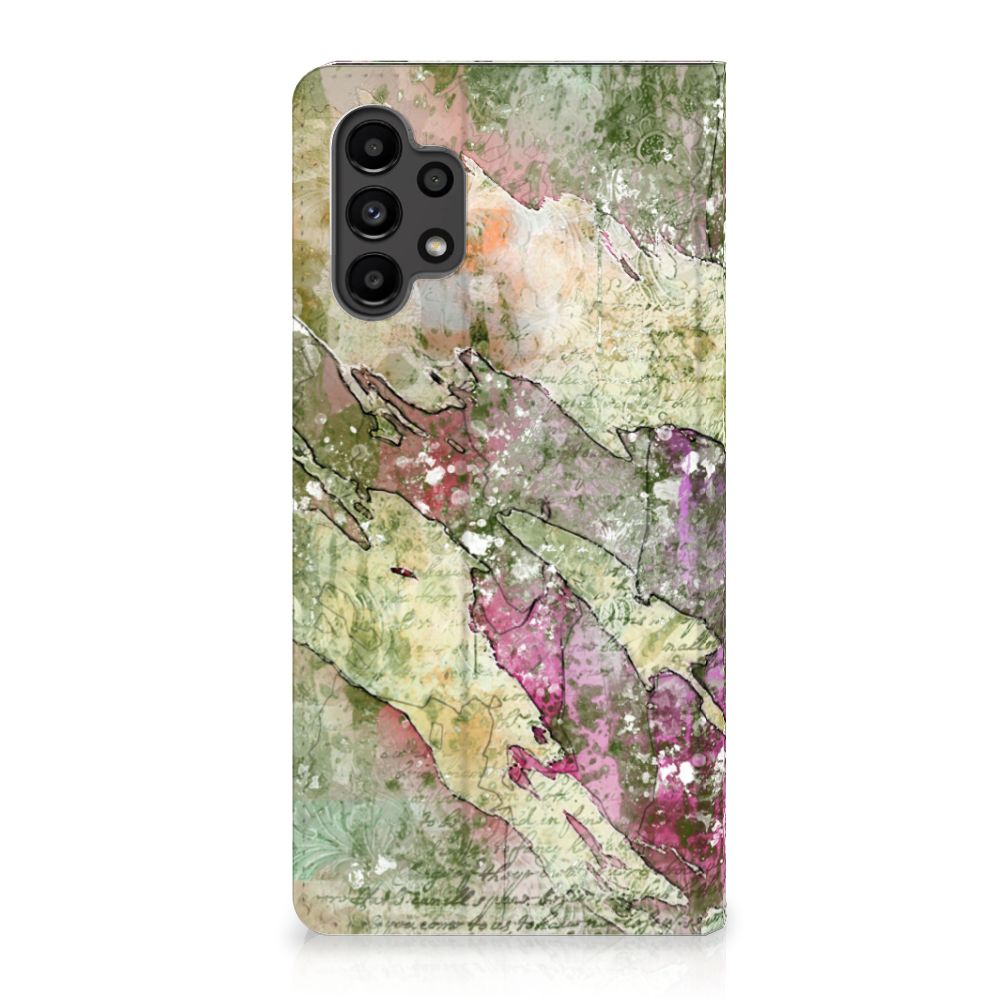 Bookcase Samsung Galaxy A13 (4G) Letter Painting - B2C Telecom