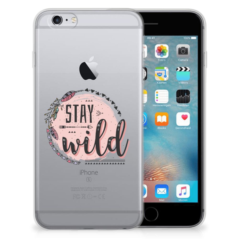 Apple iPhone 6 | 6s Telefoonhoesje met Naam Boho Stay Wild