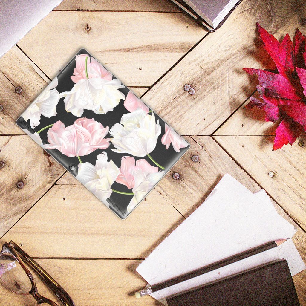 Lenovo Tab 10 | Tab 2 A10-30 Siliconen Hoesje Lovely Flowers - B2C Telecom