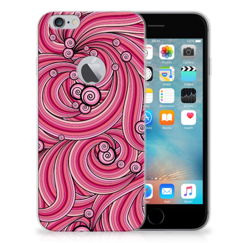 Apple iPhone 6 Plus | 6s Plus Hoesje maken Swirl Pink