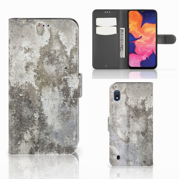 Samsung Galaxy A10 Bookcase Beton Print