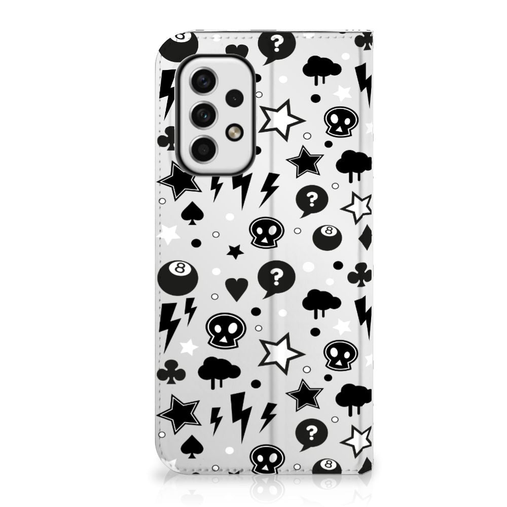 Mobiel BookCase Samsung Galaxy A23 Silver Punk - B2C Telecom