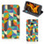 Samsung Galaxy Xcover 4s Hoesje met Magneet Funky Retro