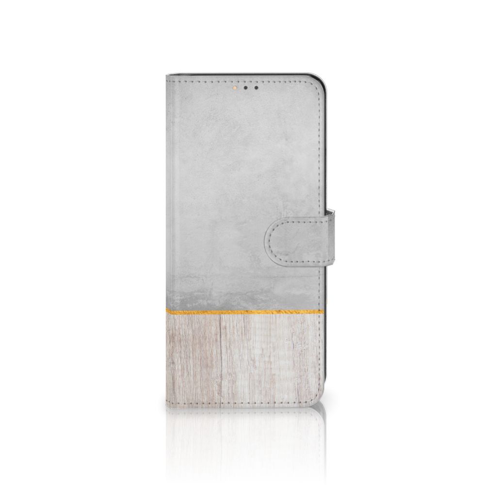 Nokia 5.3 Book Style Case Wood Concrete