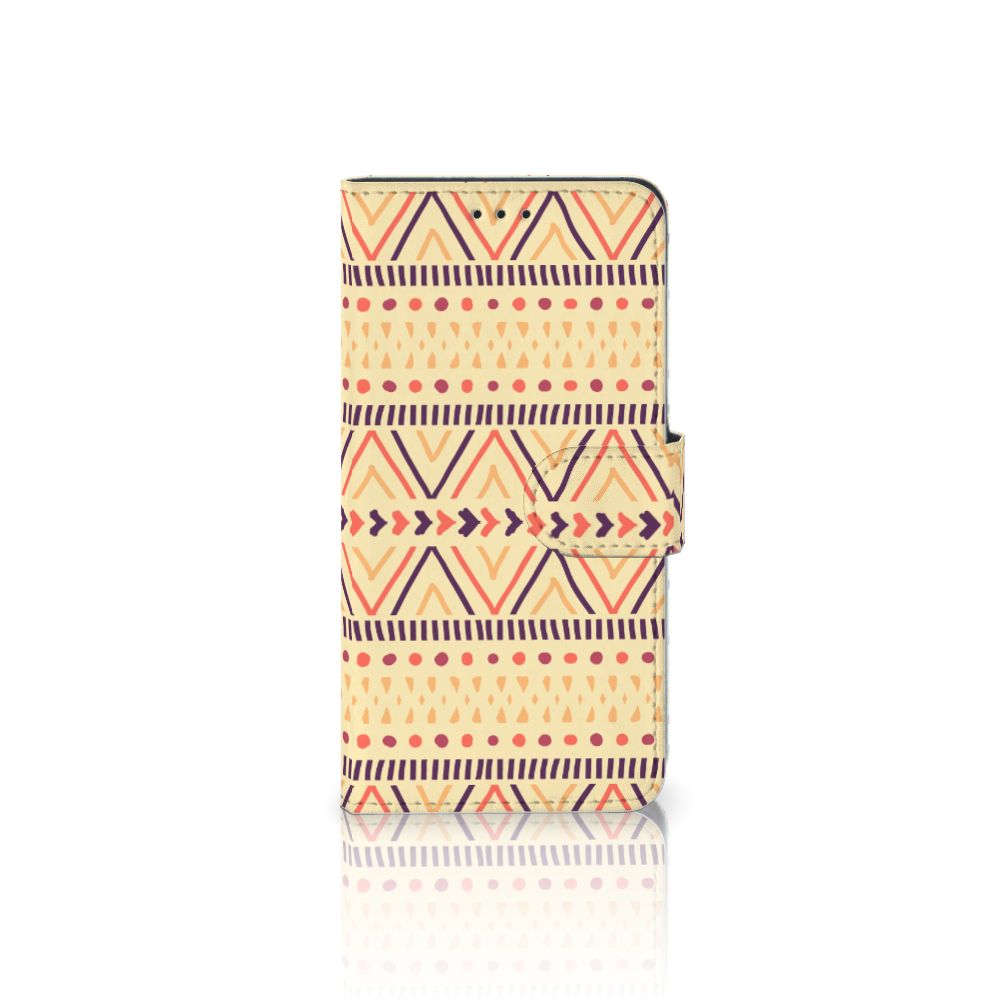 Huawei P10 Lite Telefoon Hoesje Aztec Yellow