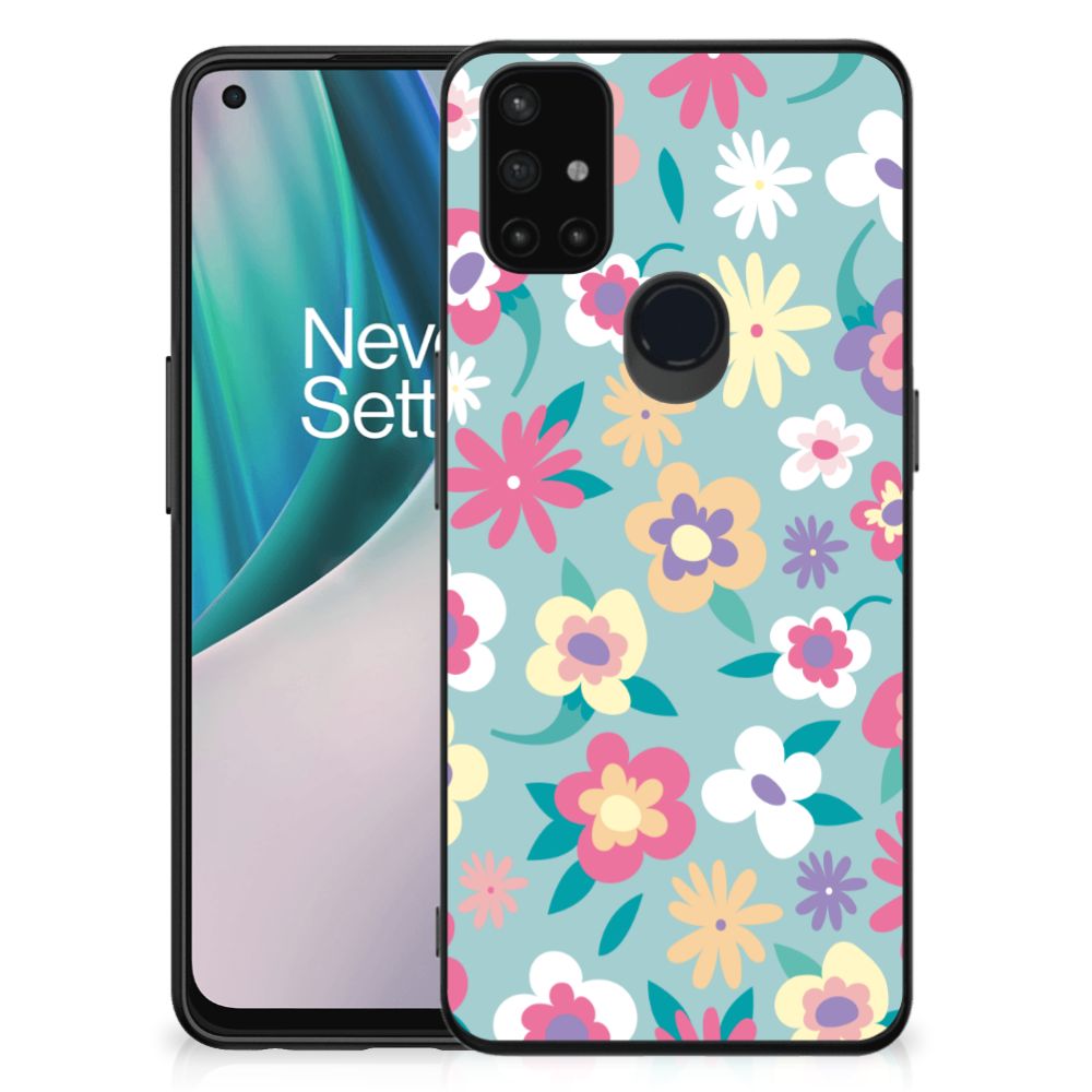 OnePlus Nord N10 5G Bloemen Hoesje Flower Power