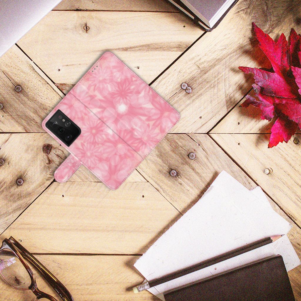 Samsung Galaxy S21 Ultra Hoesje Spring Flowers