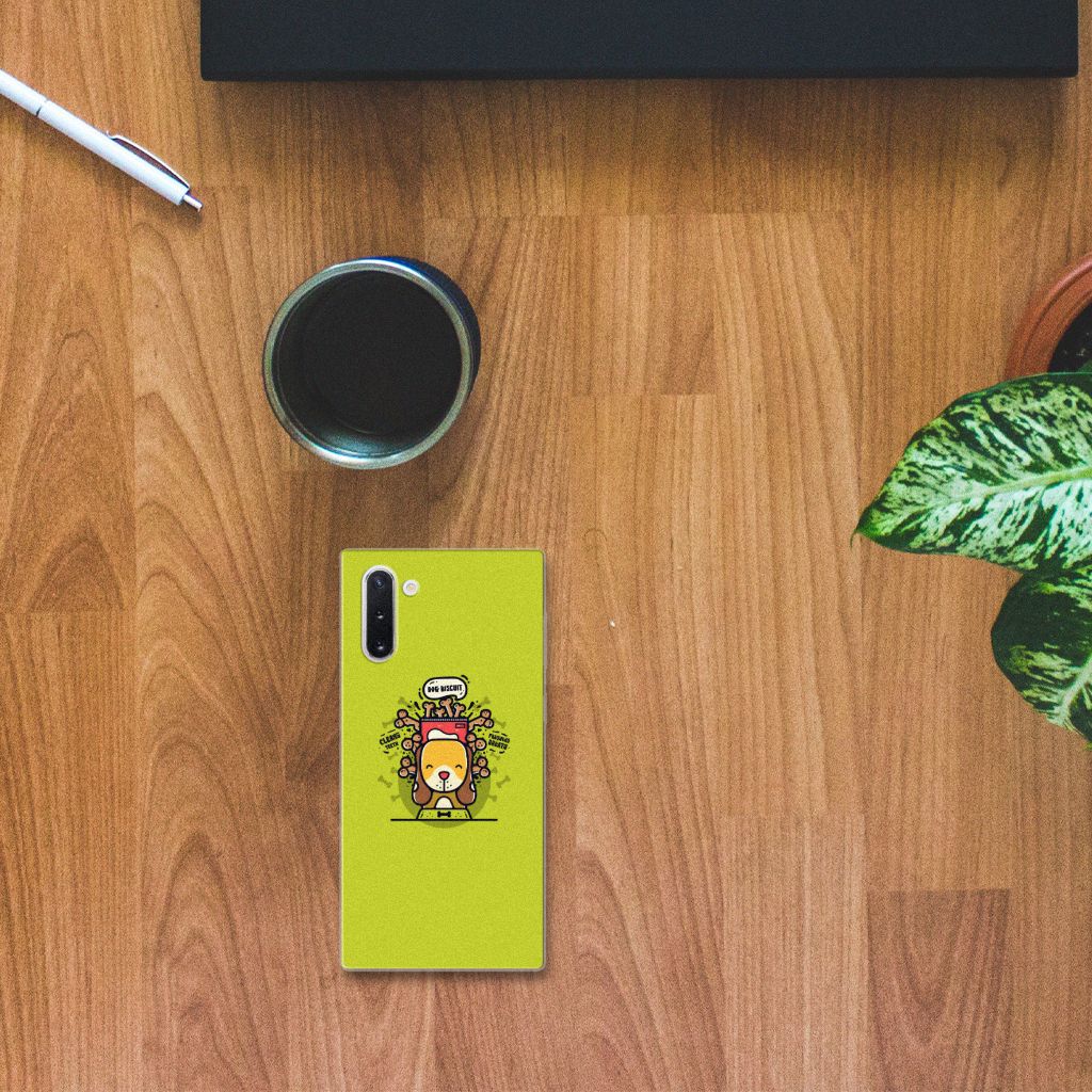 Samsung Galaxy Note 10 Telefoonhoesje met Naam Doggy Biscuit