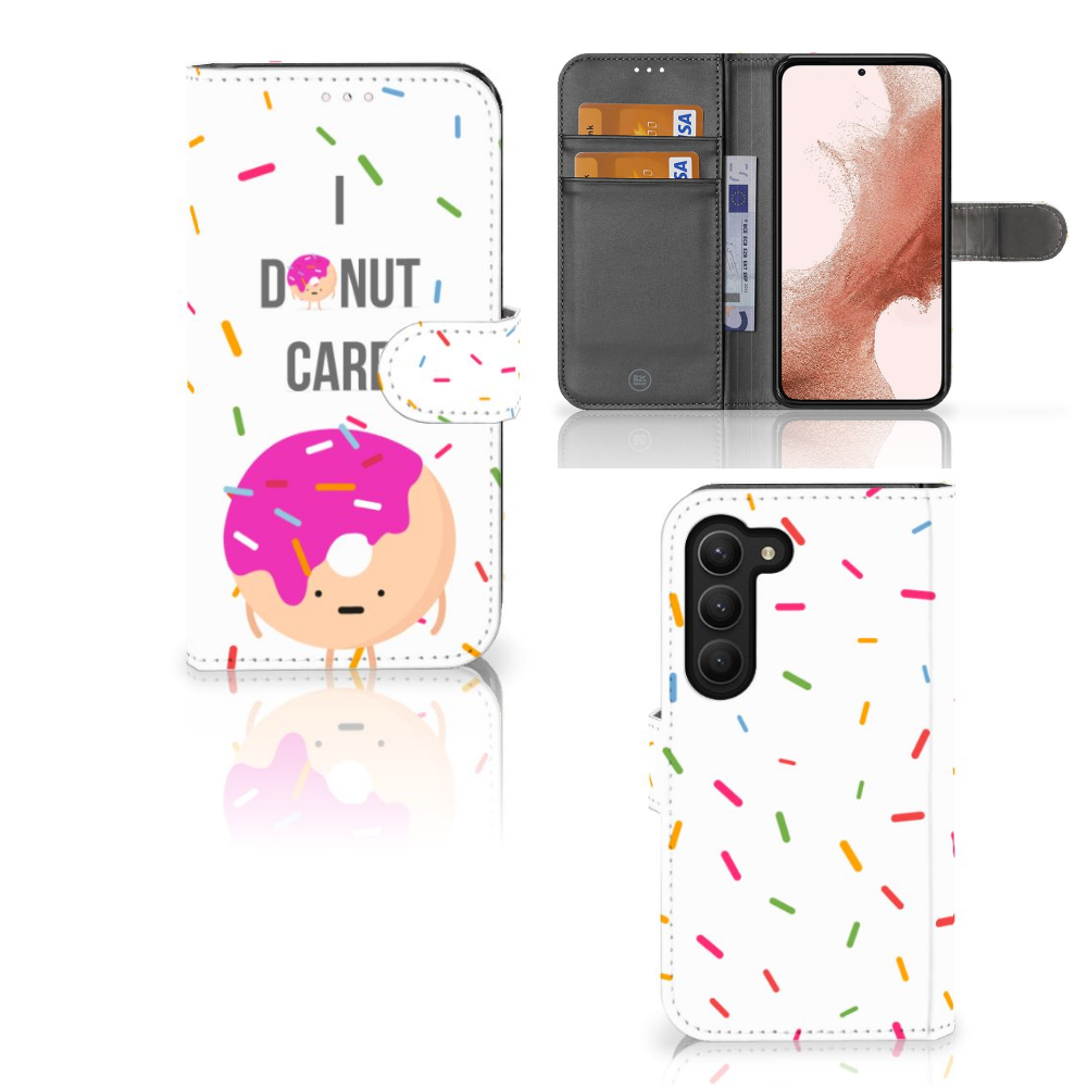 Samsung Galaxy S23 Book Cover Donut Roze