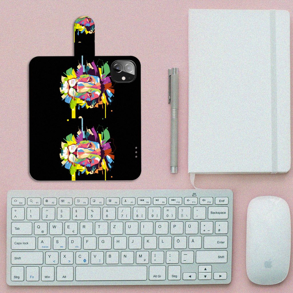 Apple iPhone 12 Mini Leuk Hoesje Lion Color