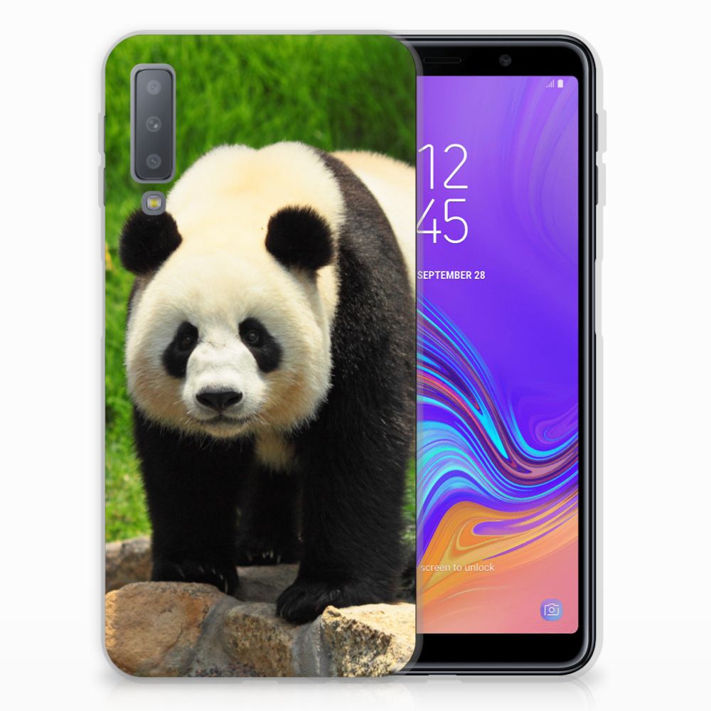 Samsung Galaxy A7 (2018) TPU Hoesje Panda