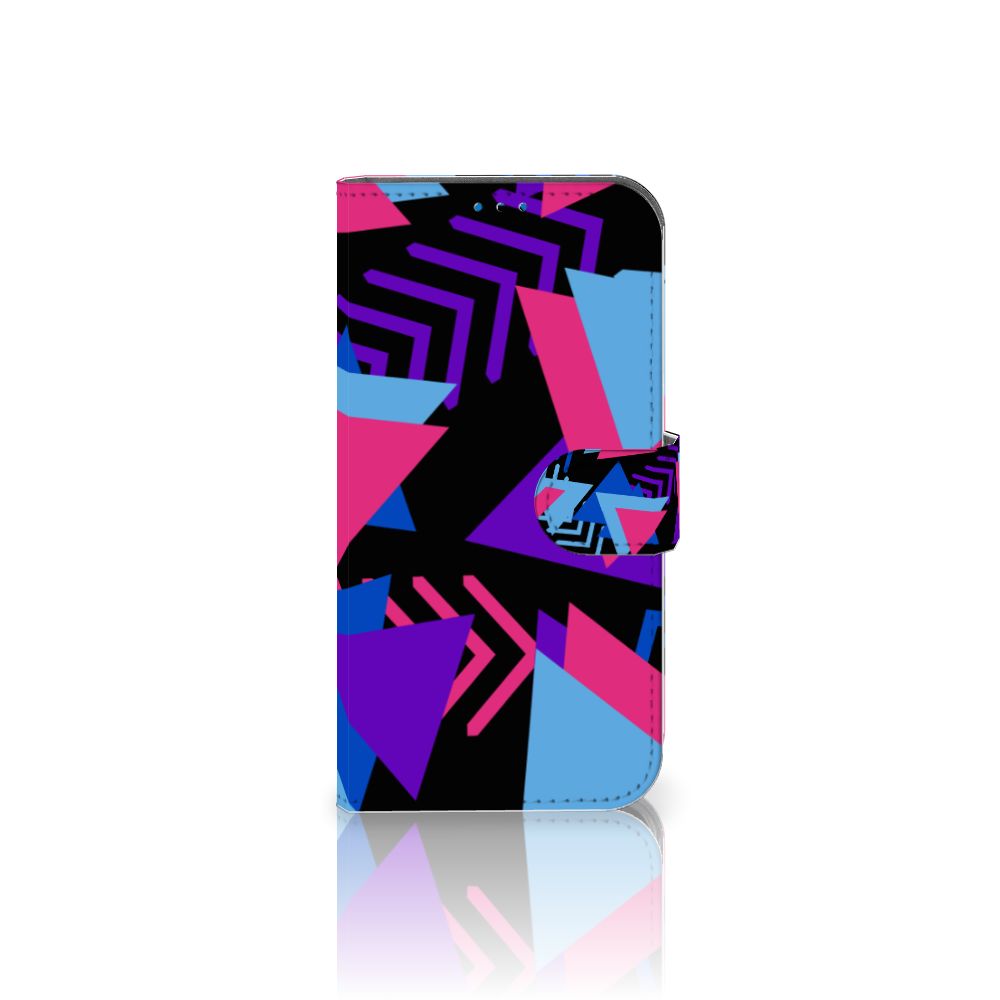 iPhone 14 Pro Book Case Funky Triangle