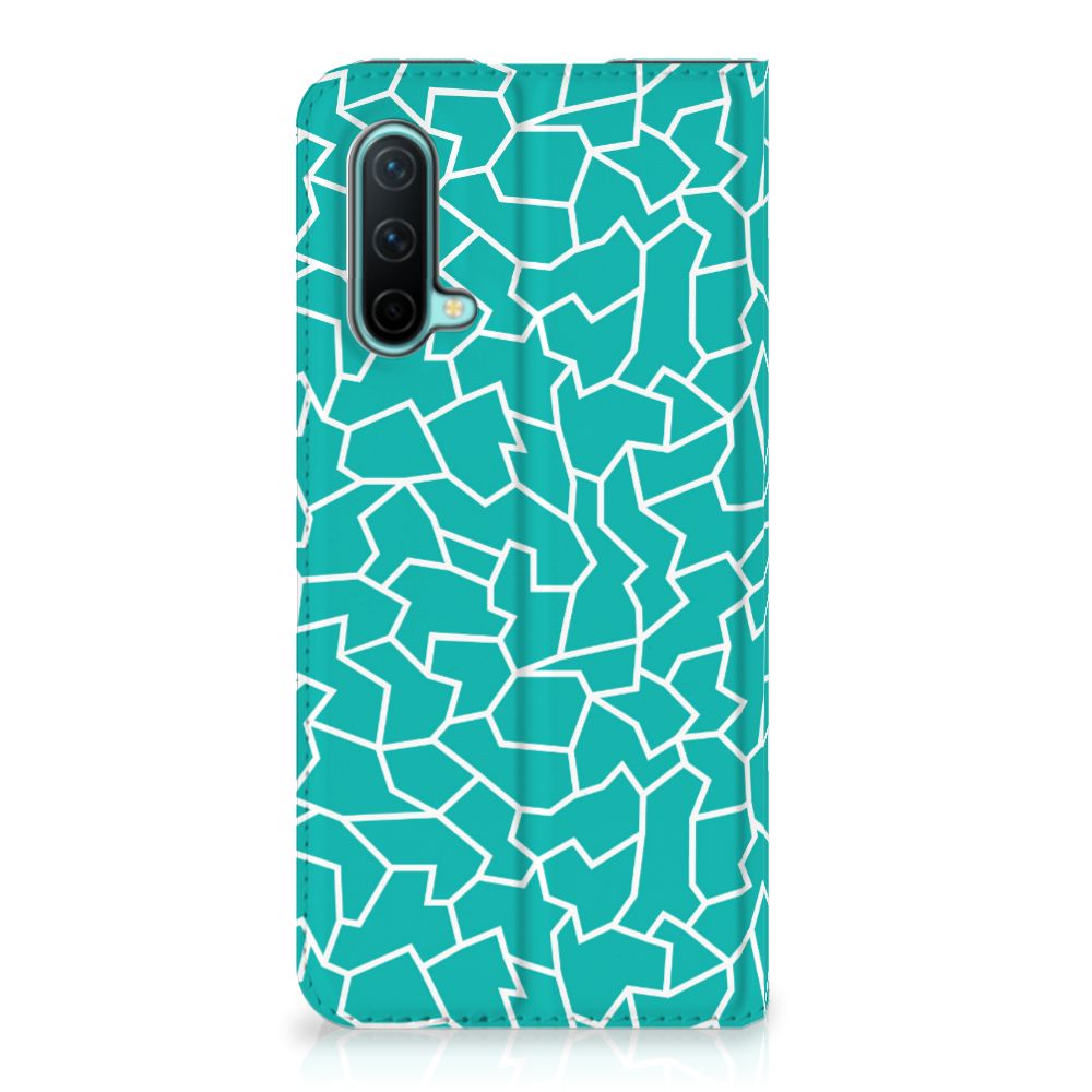 OnePlus Nord CE 5G Bookcase Cracks Blue - B2C Telecom