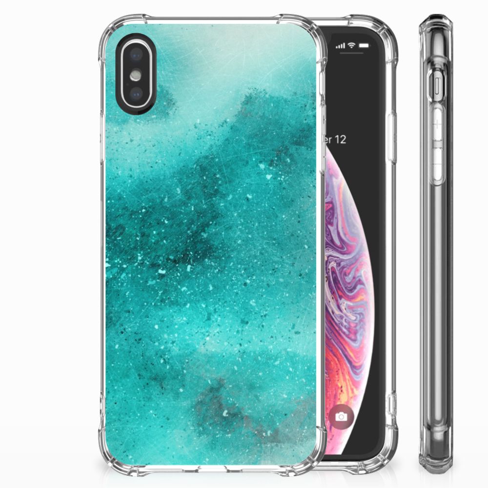 Back Cover Apple iPhone X | Xs Painting Blue