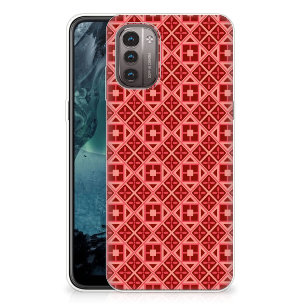 Nokia G21 | G11 TPU bumper Batik Rood