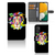 Samsung Galaxy A14 4G Leuk Hoesje Lion Color met kleurrijk leeuwendesign en vakjes voor pasjes.