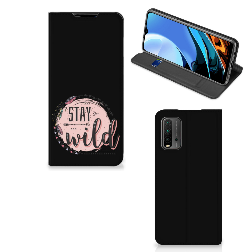 Xiaomi Poco M3 | Redmi 9T Magnet Case Boho Stay Wild - B2C Telecom