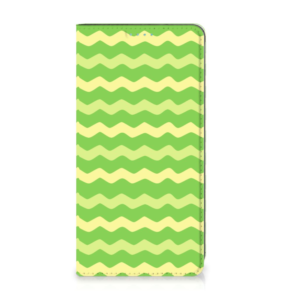 Samsung Galaxy A53 Hoesje met Magneet Waves Green