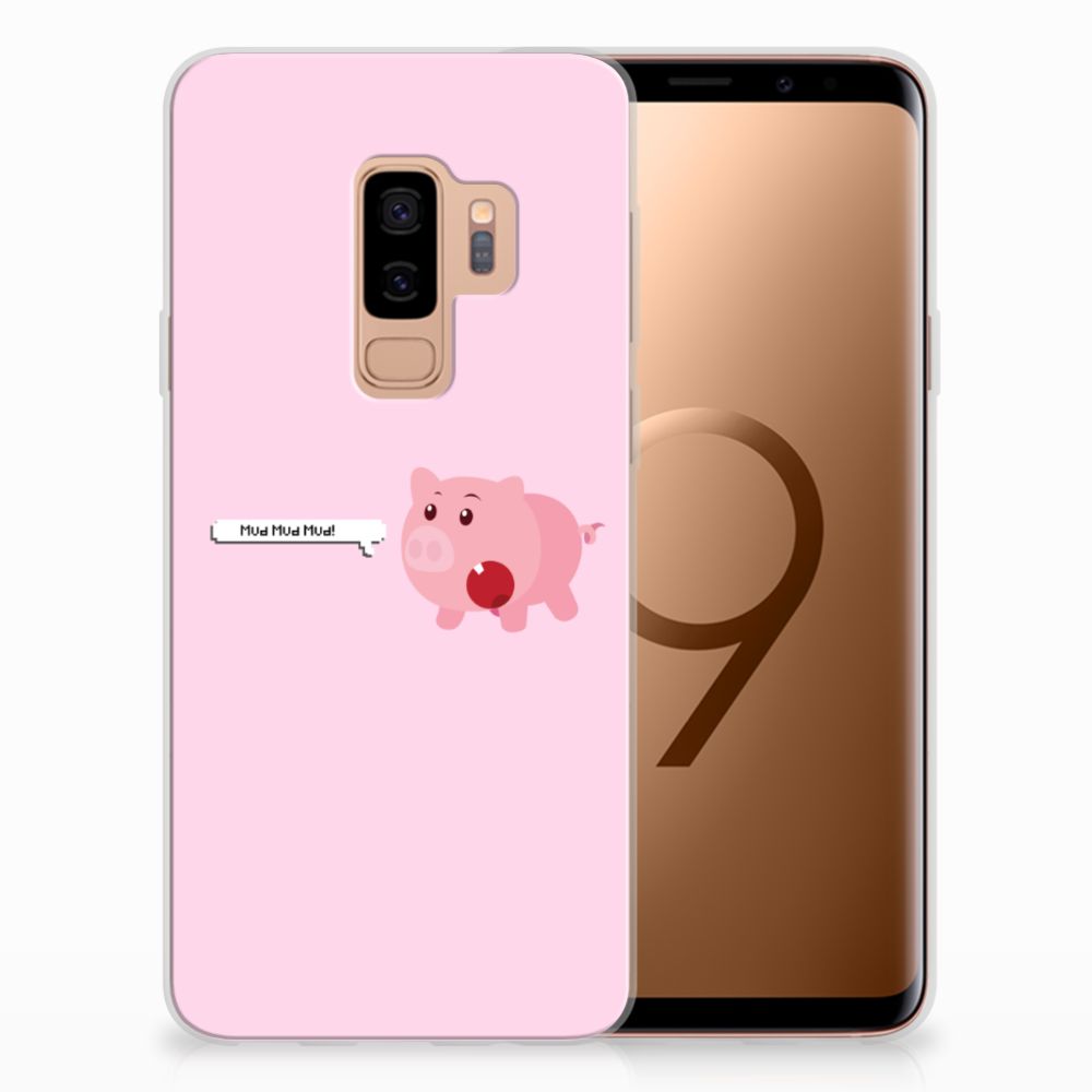 Samsung Galaxy S9 Plus Telefoonhoesje met Naam Pig Mud