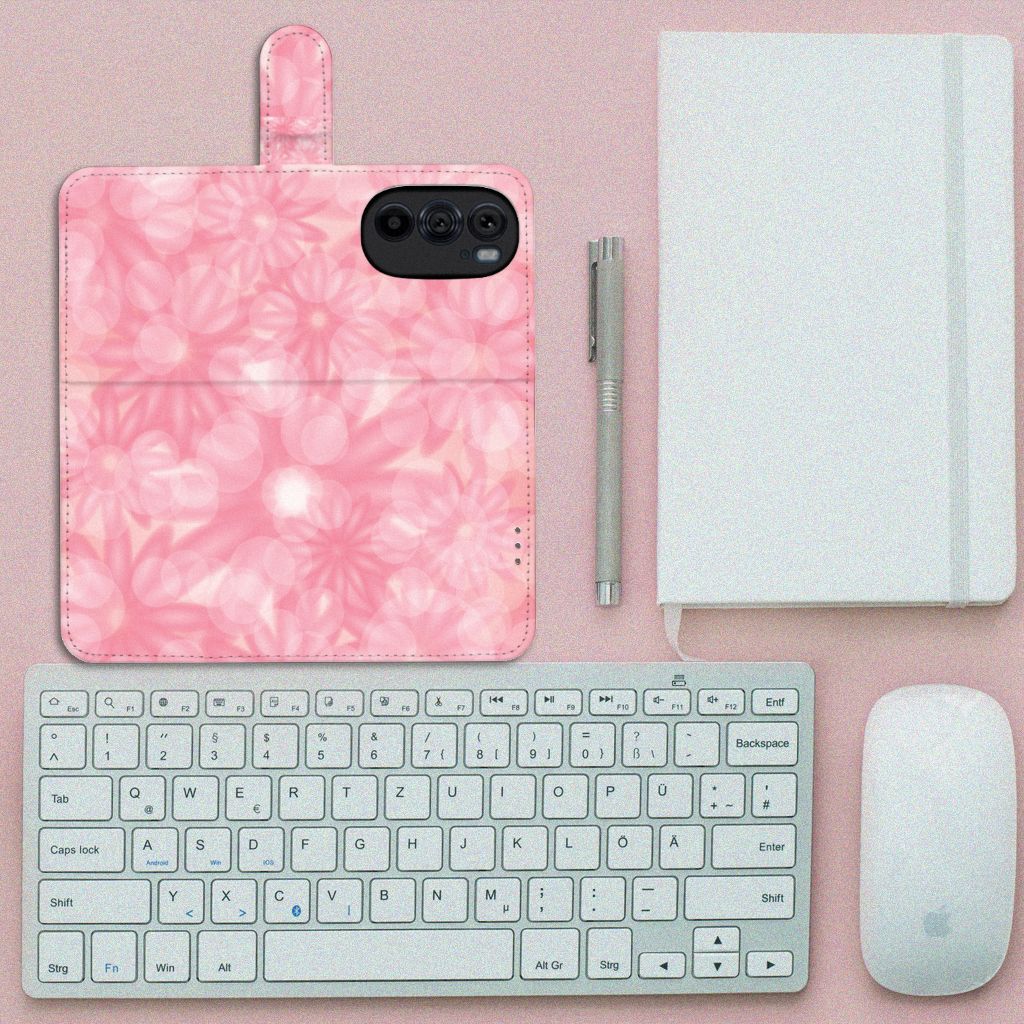 Motorola Edge 30 Pro Hoesje Spring Flowers