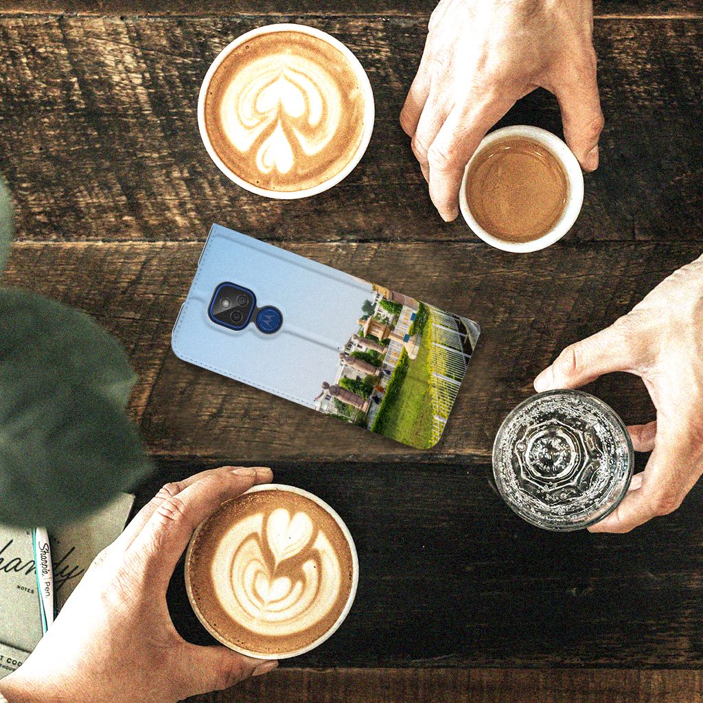 Motorola Moto G9 Play Book Cover Boeddha - B2C Telecom