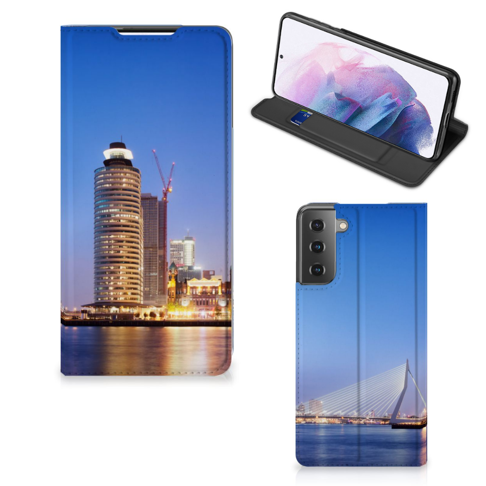 Samsung Galaxy S21 Plus Book Cover Rotterdam - B2C Telecom