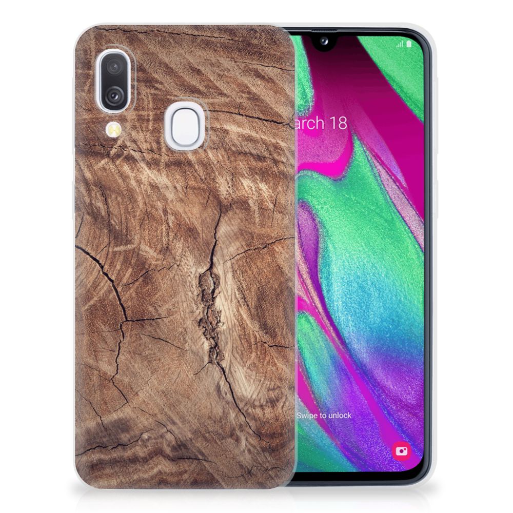 Samsung Galaxy A40 Bumper Hoesje Tree Trunk