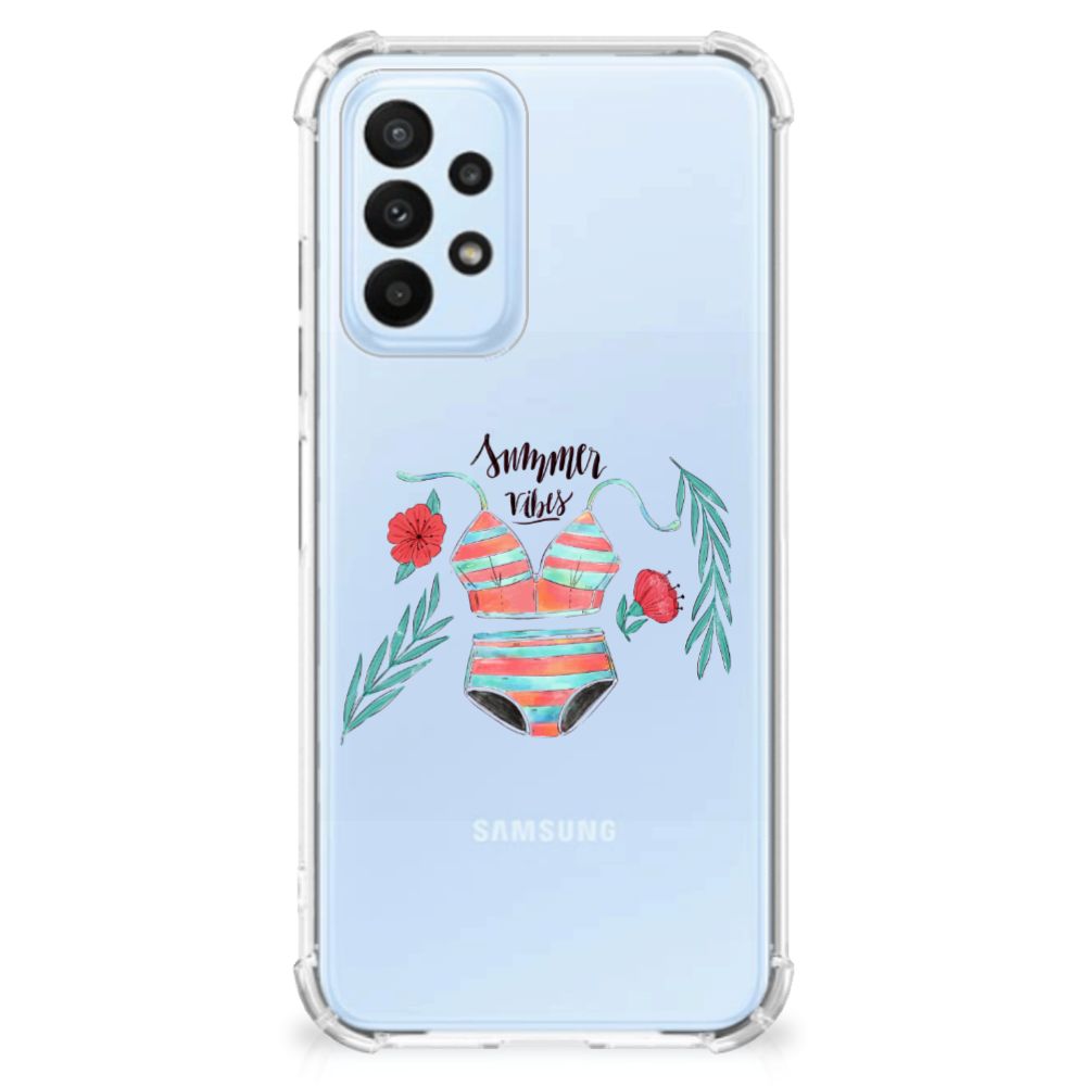 Samsung Galaxy A23 Stevig Bumper Hoesje Boho Summer - B2C Telecom