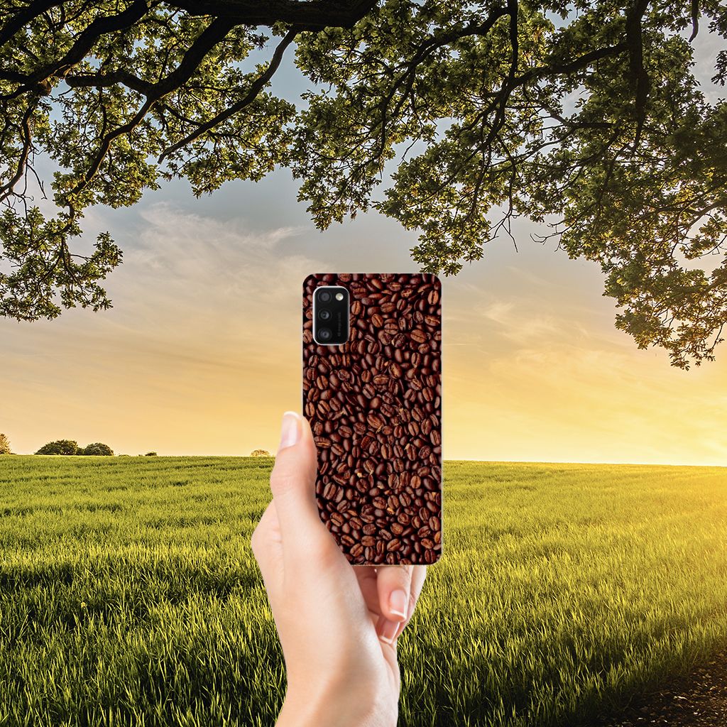 Samsung Galaxy A41 Siliconen Case Koffiebonen B2C Telecom