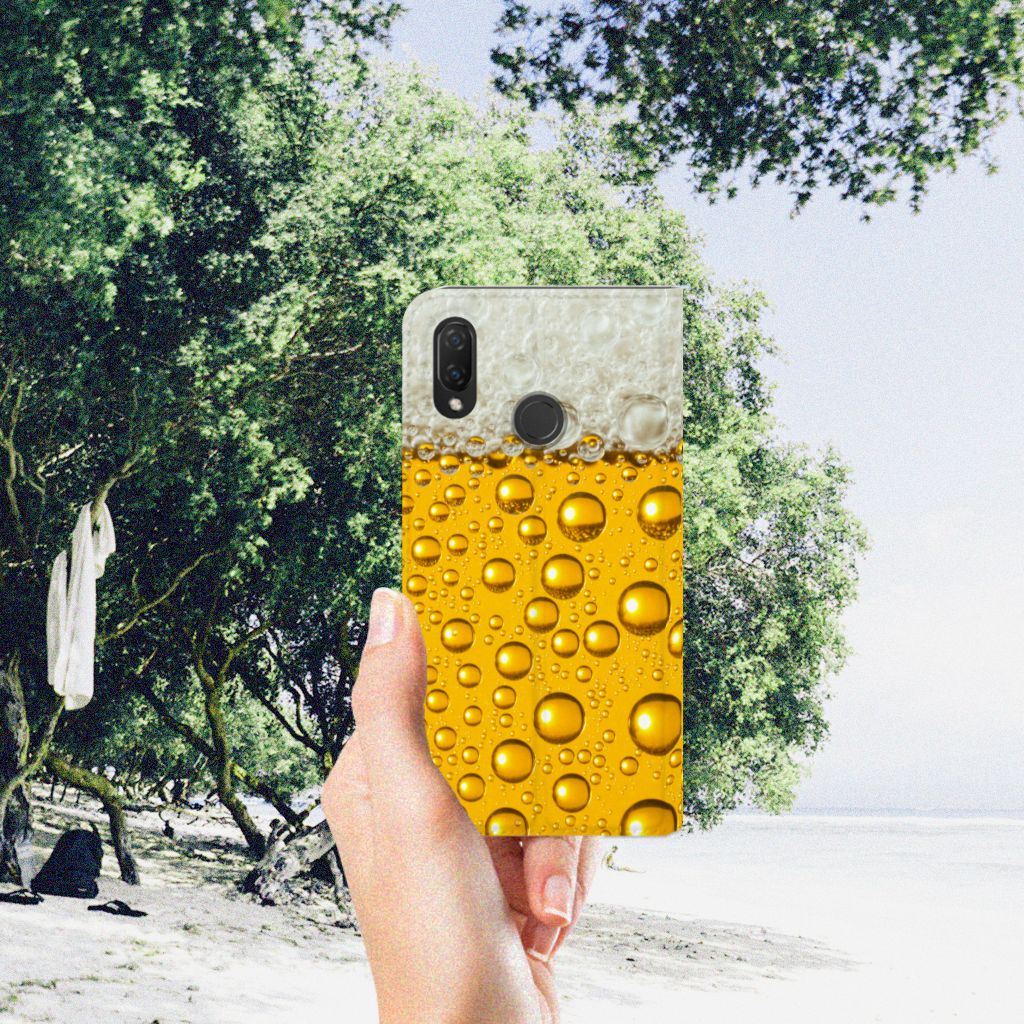 Huawei P Smart Plus Flip Style Cover Bier