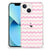 iPhone 13 mini Doorzichtige Silicone Hoesje Waves Roze - B2C Telecom