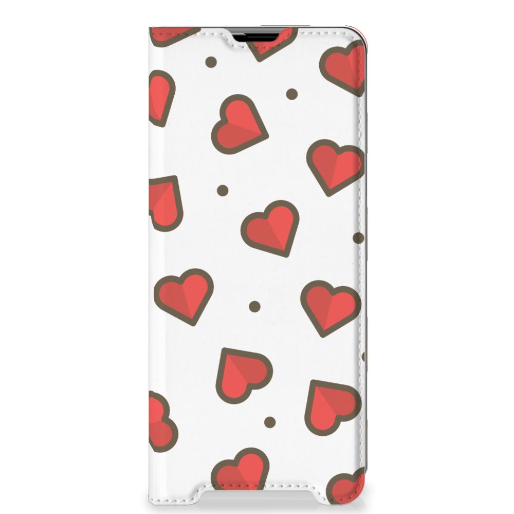 Sony Xperia 1 III Hoesje met Magneet Hearts - B2C Telecom